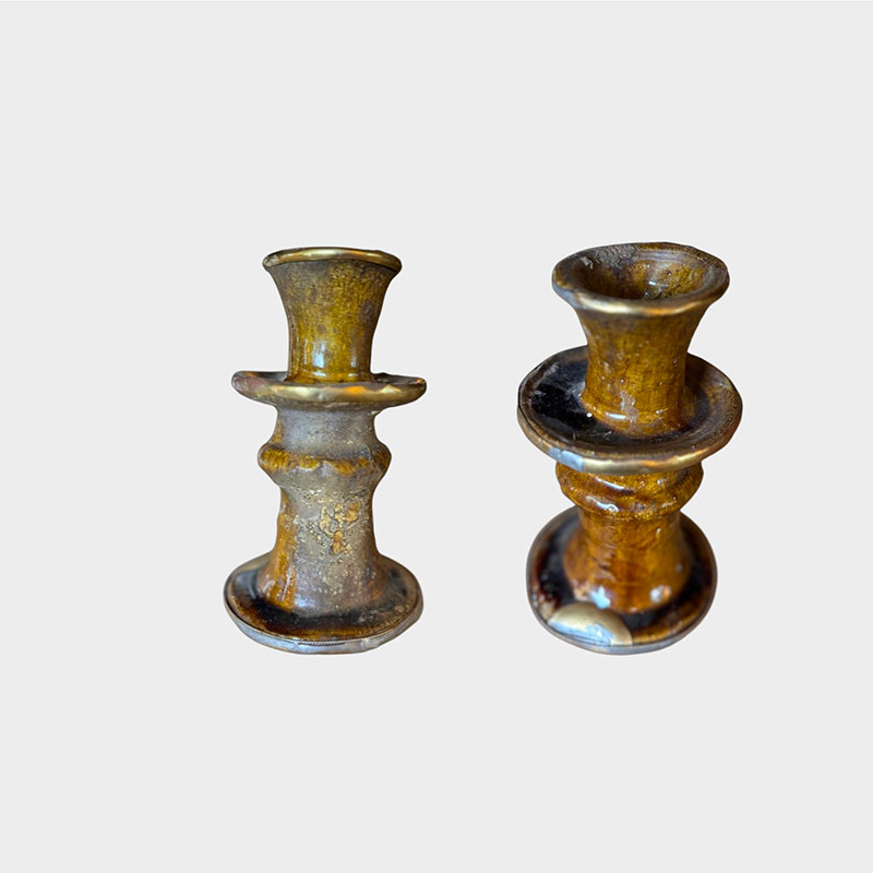 Bougeoirs couleur moka Tamegroute