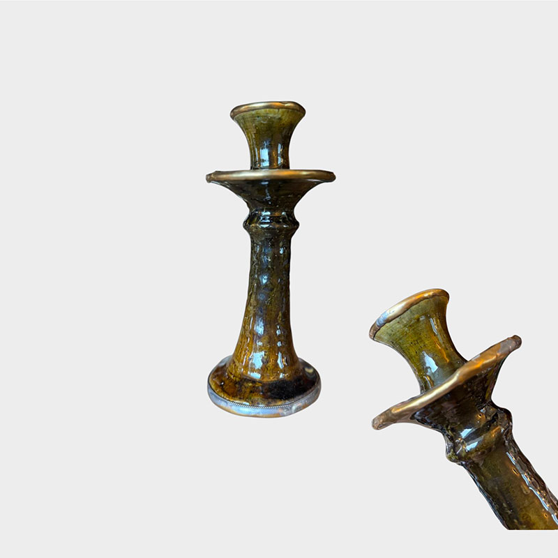 Bougeoirs couleur moka Tamegroute