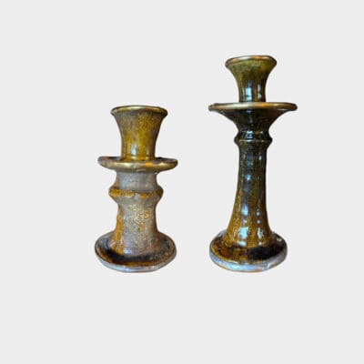Bougeoirs couleur moka Tamegroute