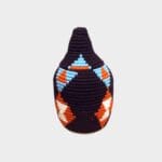 Berbermand maat M, bruinrood, blauw, oranje
