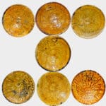 tamegroute tallerkener gul/okker - 20 cm i diameter