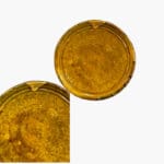 Assiettes plates Tamegroute avec détails en laiton