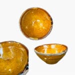 Ochre-colored tamegroute bowl 11-13 cm