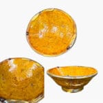 Ochre-colored tamegroute bowl 11-13 cm