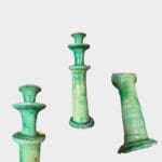 Bougeoirs Tamegroute verts taille XL