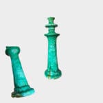 Bougeoirs Tamegroute verts taille XL