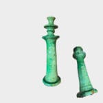 Bougeoirs Tamegroute verts taille XL