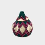 Berbermand M groen, roze, crème